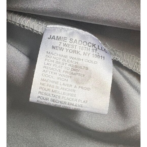 Jamie Sadock Women's Golf Shirt Large Short Sleeve Grey Blue Polo Womens Top - Picture 7 of 10